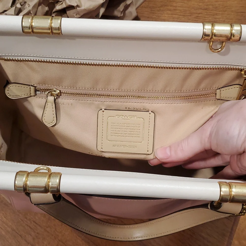 Coach Grace Colorblock Satchel - Picture 15 of 16
